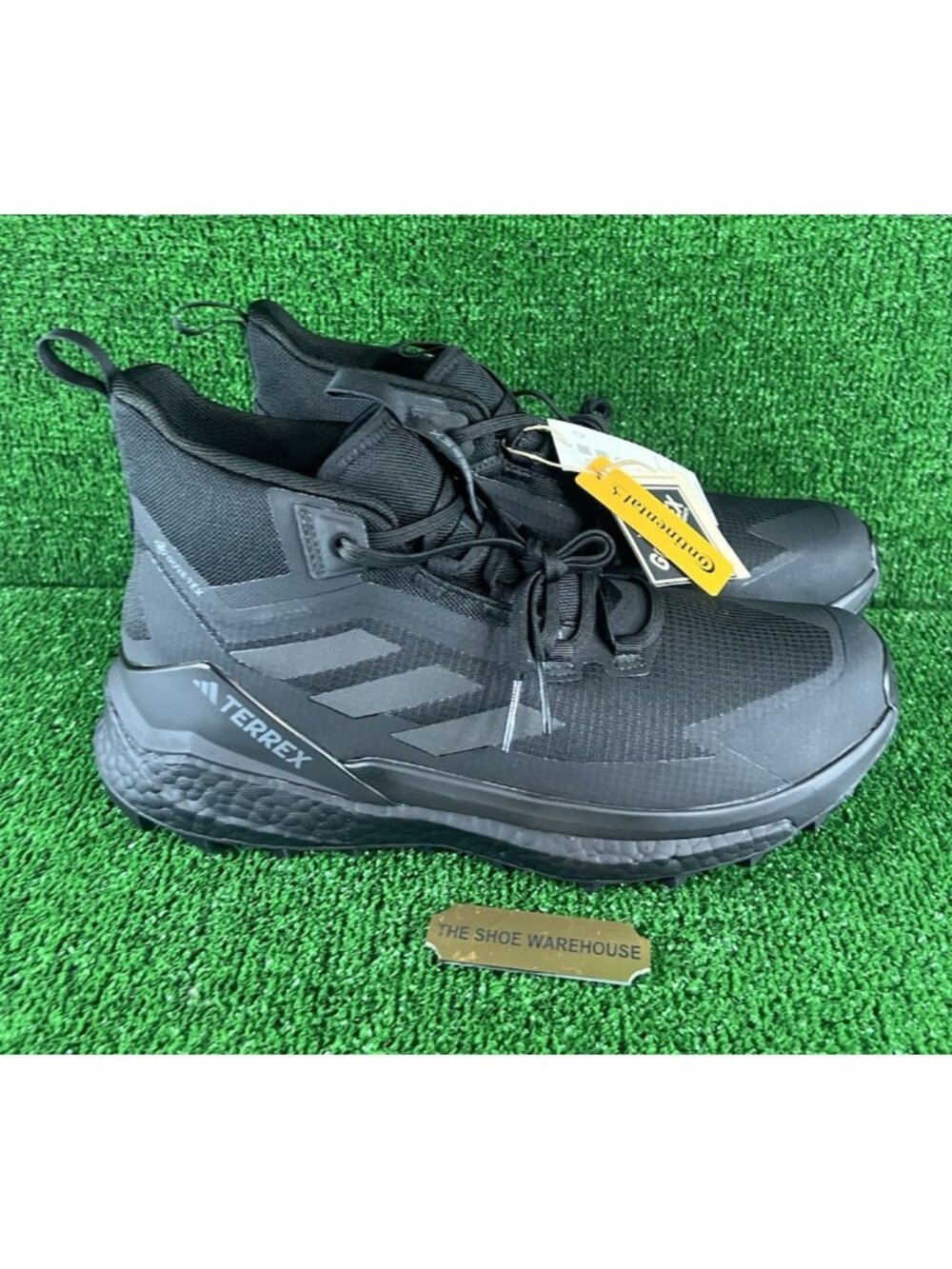 Men's Adidas Terrex Free Hiker 2.0 Hiking Shoes Black Gore-Tex IH3524 Size 10.5